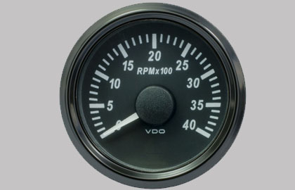 SingleViu Tachometer 4000 RPM Gauge